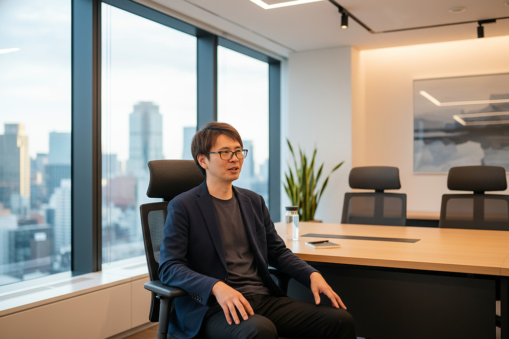 インタビュー風景